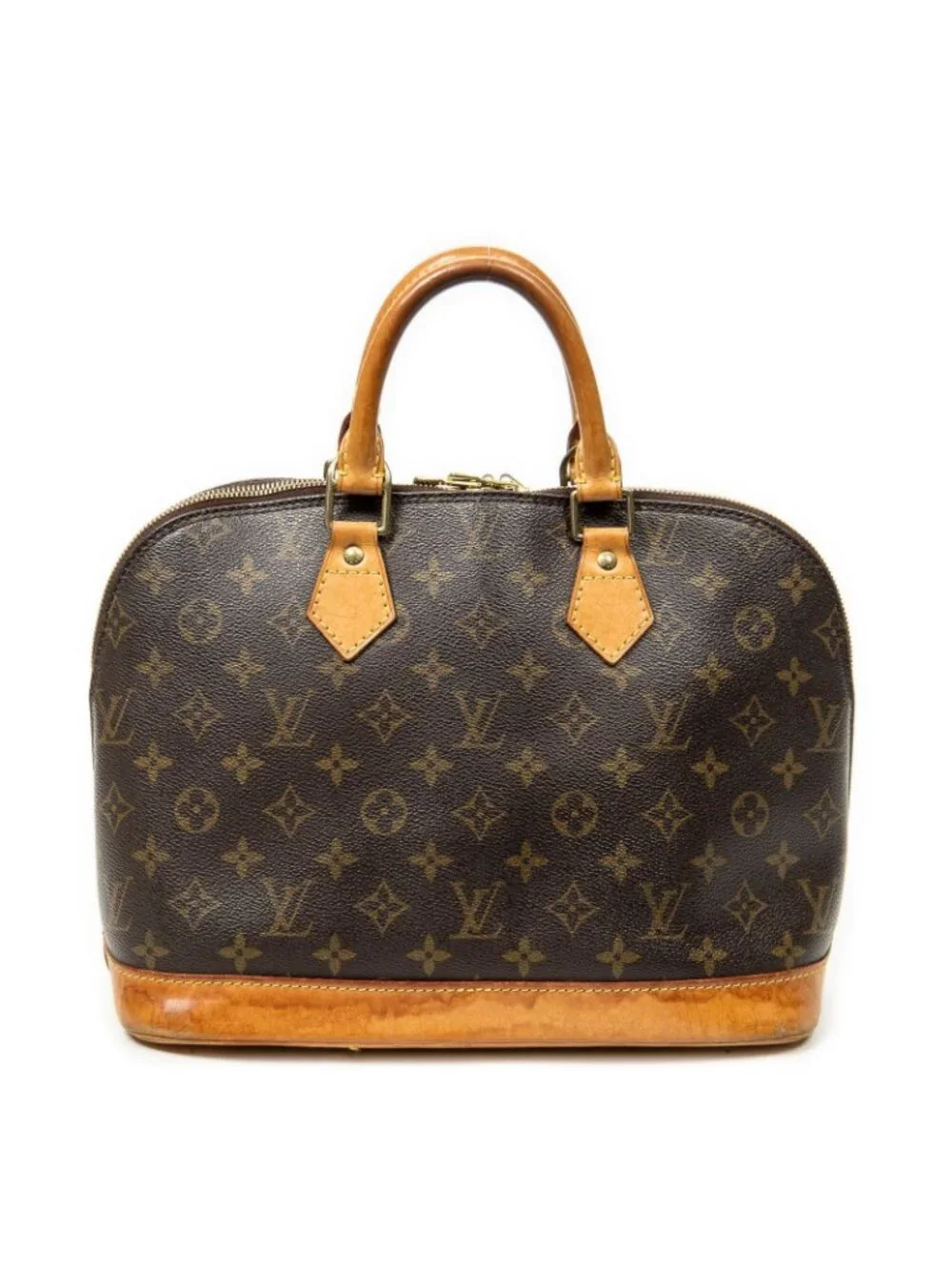 Louis Vuitton Alma Brown Monogram Canvas Handbag